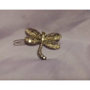 Dragonfly Rhinestone Hair Clip Barrette For Women - 2 Inches